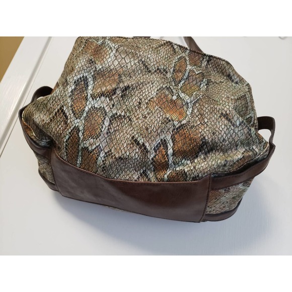 Jessica Simpson, shoulder handbag, purse, embossed, reptile, snake, print - Picture 3 of 4